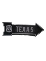 Retro Door Knob Sign. Route US 66 Texas 17 Inches Wide - £38.56 GBP