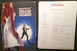 TIMOTHY DALTON AS JAMES BOND (THE LIVING DAYLIGHTS) ORIG,1987 MOVIE PRES... - $296.99