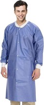 Disposable Lab Coats - Pack of 50 Blueberry Adult Lab Coats Medium - £108.79 GBP