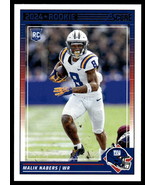 Malik Nabers RC 2024 Score Football #306 Green New York Giants Rookie - $7.91