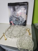 Vintage Two Tier Glass Serving Dish Home Beautiful Made In Germany Contempra  - £27.03 GBP