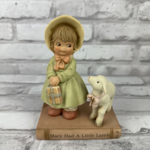 Enesco Limited Edition Fairy Tale Series Mary Had A Little Lamb 1992 No Box - $15.23