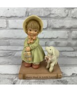 Enesco Limited Edition Fairy Tale Series Mary Had A Little Lamb 1992 No Box - £11.98 GBP