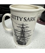 Cutty Sark Scots Whiskey Vintage 24 ounce Pitcher Buckingham Corp Ceramic - $27.11 CAD