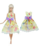 Bowknot Dress For Barbie Doll Evening Party Gown Doll Accessories Baby D... - £7.72 GBP