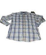 Wrangler 20X Western Shirt Men&#39;s XLT Tall Button Up Long Sleeve Aqua Blu... - £14.07 GBP