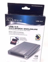 Ultra - U12-43835 - 2.5&quot; SATA HDD/SSD Aluminum Enclosure USB 3.0 - Silver - £43.99 GBP