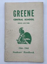 Students' Handbook Greene Central School New York 1966 to 1968 White Cover - $9.68