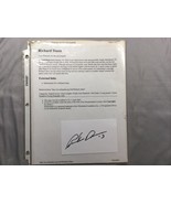 RICHARD  DUNN  BRITISH   BOXER  -  AUTOGRAPHED  CARD 3” X 5” FOUGHT ALI ... - $432.95 MXN