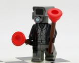 Custom Mini-figure Skibidi Toilet Man Monitor man Metalic Camera buildin... - £1.94 GBP