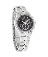 Citizen AT1060-58E Eco-Drive Tachymeter Chronograph Date Silver Tone Men... - $189.99