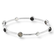 IPPOLITA Rock Candy Mixed Stone Bangle in Black Tie $995, New! - £388.34 GBP