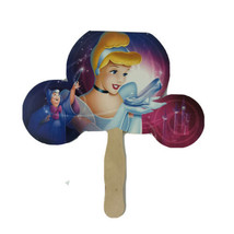 2012 Souvenir Park Disney Cinderella Collectible Paper Fan Reproduction ... - $14.86