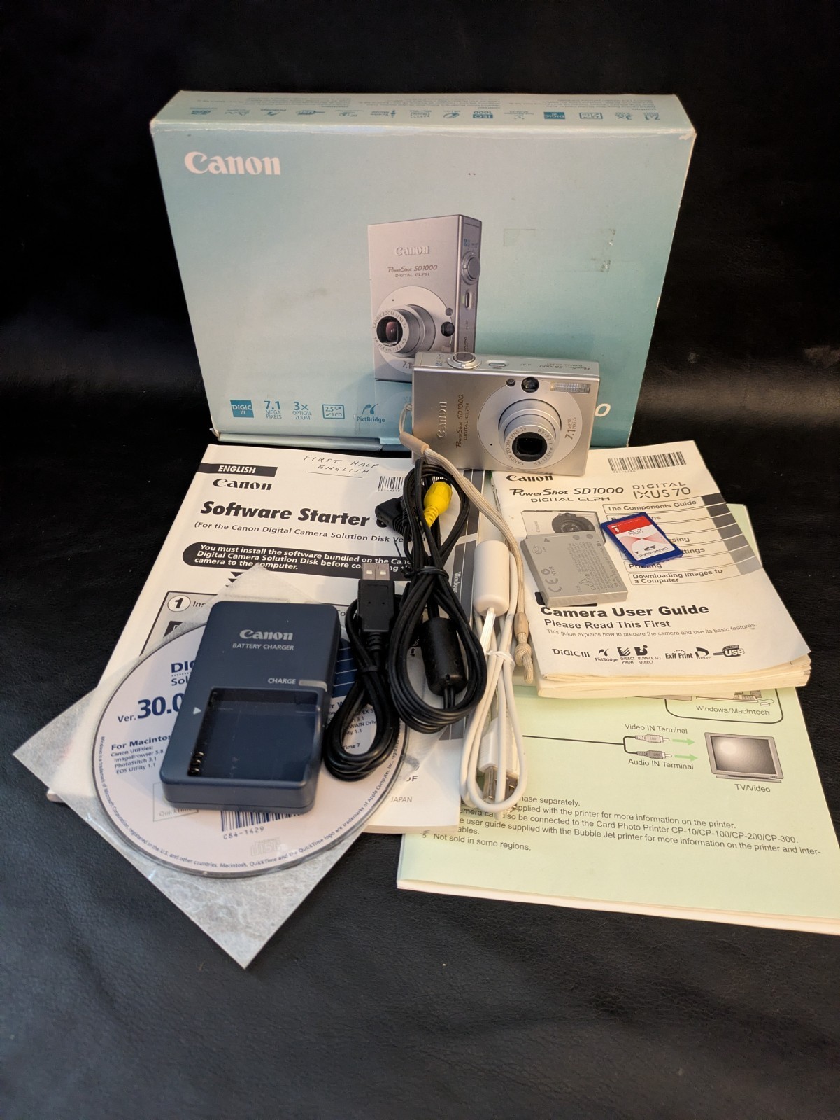 Canon PowerShot SD1000 Elph Fotocamera Digitale 7.1MP 3x Opt Zoom Video 2 GB SD Item image 2