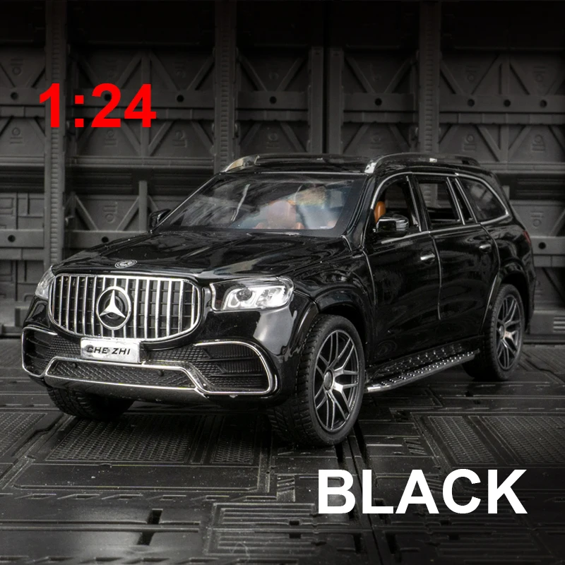 Diecast 1:24 Alloy Model Car Simulation Benz GLS63 AMGSuv  Miniature  Vehicle  P - $153.80