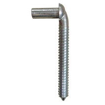 3/4&quot; x 6&quot; Heavy Duty J Bolt Lag Hinge Pin Fastener Zinc Plated - £13.40 GBP