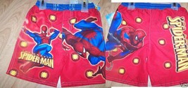 Size 12 Months Marvel Spider-Man Spiderman Swim Trunks Board Shorts New Red - £9.42 GBP