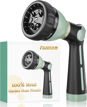 Fanhao Garden Hose Nozzle Heavy Duty, 100% Metal Water Hose, Car &amp; Pet W... - $33.92