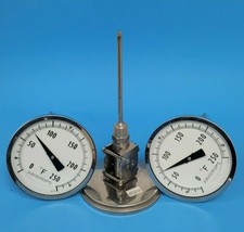 3 NEW ASHCROFT 250-2874 FLUID THERMOMETERS 2502874 - $65.00