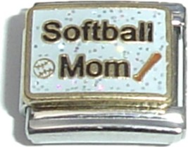 Softball Mom Italian Charm - £7.09 GBP