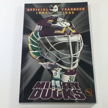VTG NHL Official Yearbook 1994-1995 - Mighty Ducks of Anaheim / Guy Hebert - £11.15 GBP