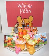 Winnie The Pooh Cake Toppers Set 14 Cupcake Decorations with 10 Figures - $15.95