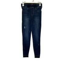 Spanx Women’s Distressed High Rise Ankle Skinny Blue Jeans Size XS Style... - £19.41 GBP