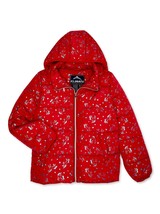 Girls Hooded Metallic Unicorn Puffer Jacket Size 4-5 6-6x 10-12 14-16 Puffy Coat - £27.29 GBP+