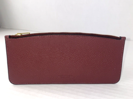 Coach  Card Wallet Pouch from Noa Messenger C4816 Wine Pebbled Leather  ... - $44.54