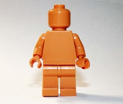 PLTOYS Flesh Medium Dark blank plain DIY Minifigure Custom US Toy - £4.55 GBP