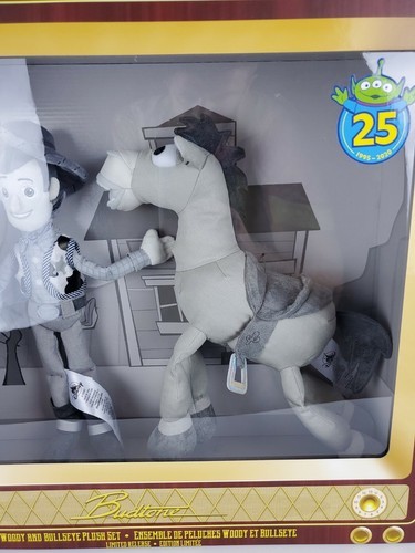 Disney Toy Story 4 Woody & Bullseye Figures 13-Inch Plush Box Set Retro Item image 3