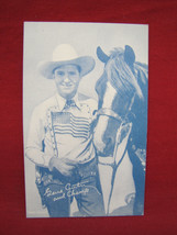 1940s Penny Arcade Card Gene Autry &amp; Champ Western Cowboy #43 - £15.48 GBP