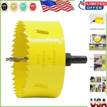 Deep Cutting 4&quot; Bi-Metal Hole Saw Kit with HSS Arbor and Drill Bit Included - $26.56 CAD