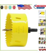 Deep Cutting 4&quot; Bi-Metal Hole Saw Kit with HSS Arbor and Drill Bit Included - $26.56 CAD