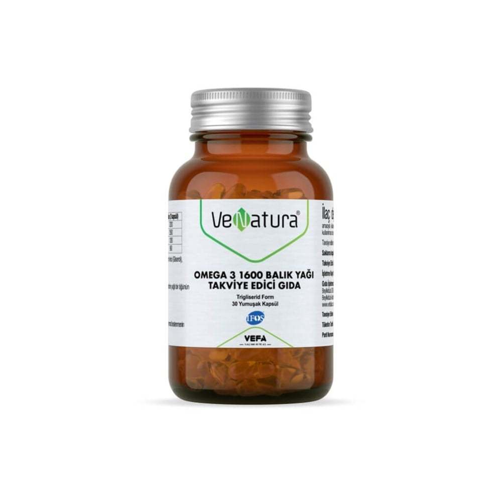 VeNatura Omega 3 1600 Fish Oil 30 Capsules
