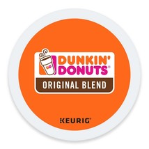 Dunkin&#39; Donuts Original Blend Coffee 22 to 132 Count Keurig K cup Pick Any Size  - £19.89 GBP+