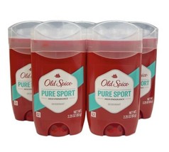 (5) Old Spice High Endurance Deodorant, 48 Hour Protection, Pure Sport 2.25oz - £15.73 GBP