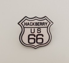 Hackberry Arizona ROUTE 66 Shield Sign Shaped Collectible Lapel Hat Pin ... - $19.60