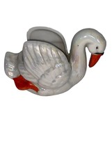 Vintage Porcelain Swan Miniature Planter Japan - £5.87 GBP