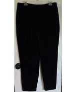 Womens Plus 2X Jones New York Black Velour Casual Pants Leggings - $343.56 MXN