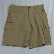 Orvis 32 x 10&quot; Khaki Outdoor Tactical Fishing Stretch Mens Cargo Shorts - £14.09 GBP