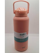 Zak! Everyday Smiles Leak-proof 32 Oz Pink/Salmon Straw Bottle, *SMALL D... - $327.14 MXN
