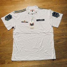 NWT Men&#39;s Regal Military White Polo Shirt, Size XL Relaxed Fit - £14.19 GBP