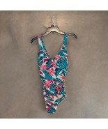 Womens size 8/10 kona sol swim suitfull coverage tummy control tropical ... - £31.12 GBP