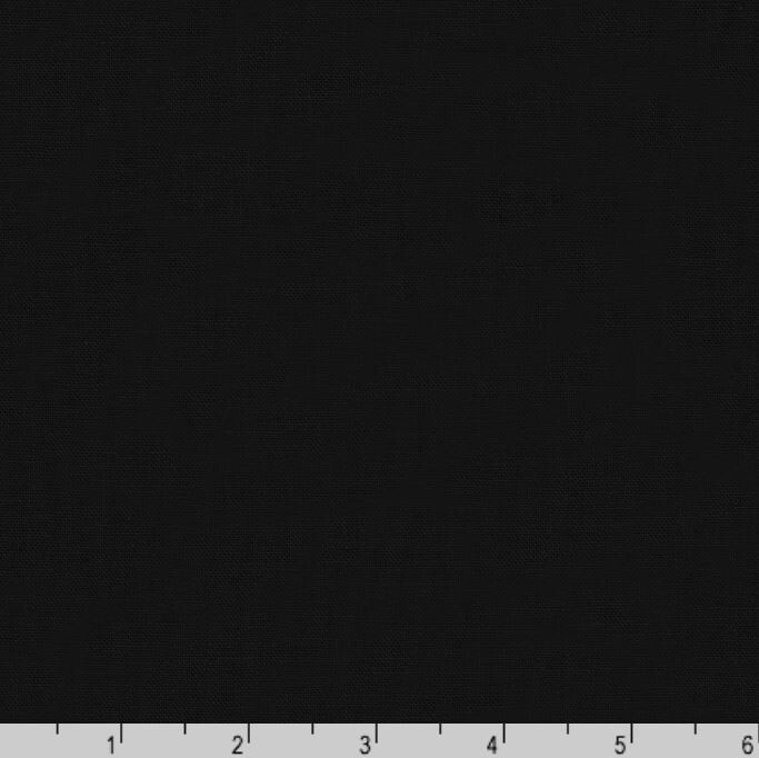 Essex Linen Blend Black Kaufman 43&quot; Wide Linen/Cotton Fabric by the Yard... - $14.95