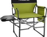 Haushof Camping Chair With Side Table And Storage Pockets, Transportable... - $94.94