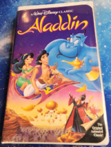 Disney 1993 Aladdin Black Diamond VHS - £5.97 GBP
