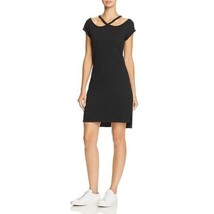 Pam &amp; Gela Cold Shoulder Dress Black Womens Size Small - $19.24