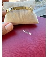    

CARTIER LOVE BRACELET 18K YELLOW GOLD W/Box &amp; Certifi... - $6,519.75