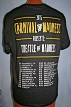Carnival Of Madness 2015 Concert Tour T-SHIRT L Halestorm Heavy Metal Rare - $14.83
